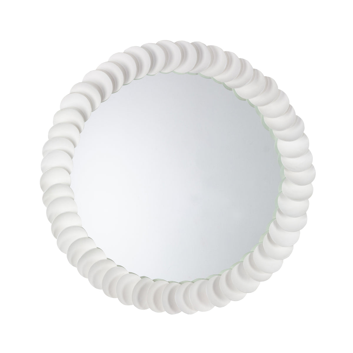 Cocco 31-in Matte White Mirror