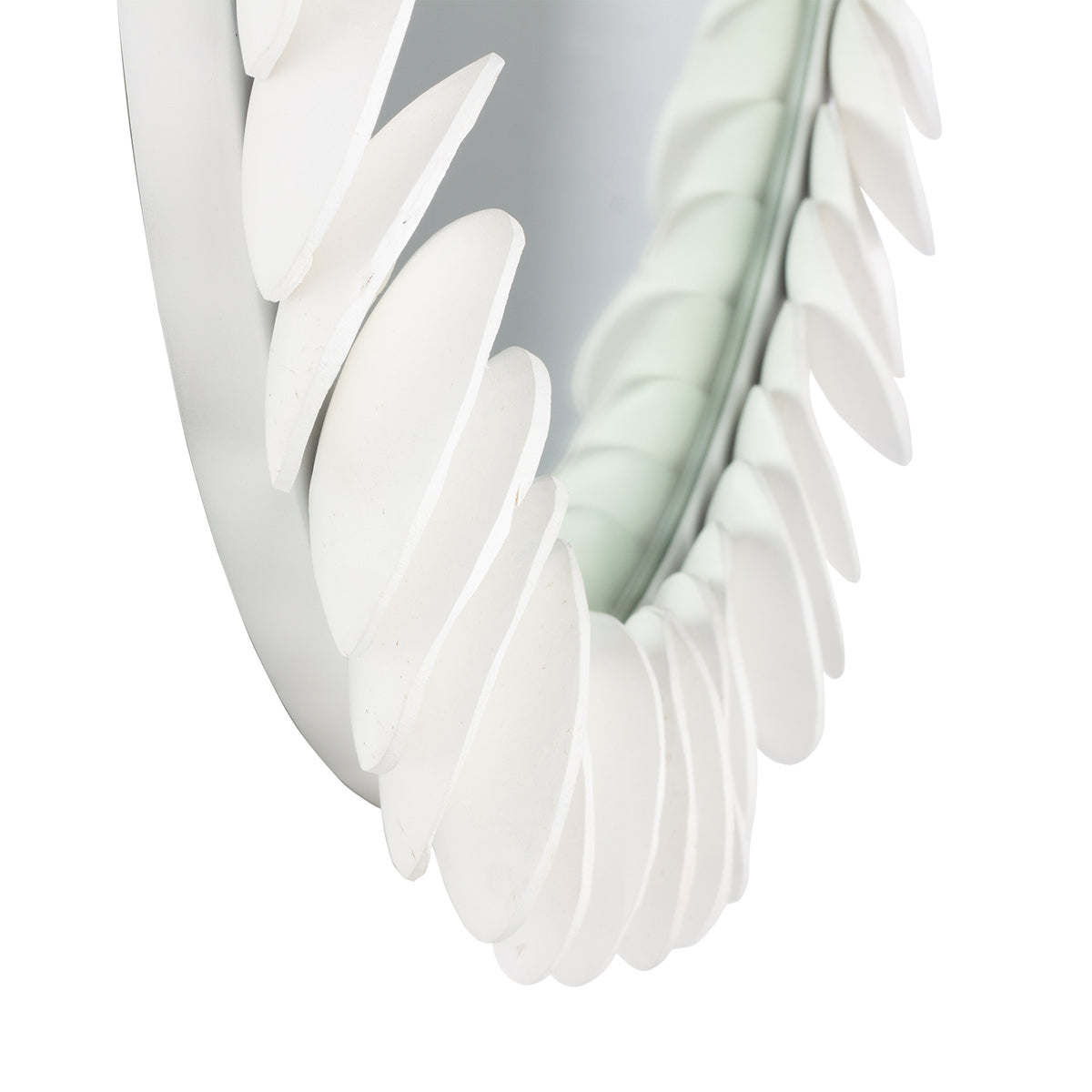 Cocco 31-in Matte White Mirror