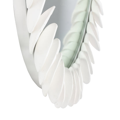 Cocco 31-in Matte White Mirror