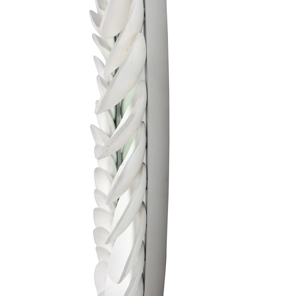 Cocco 31-in Matte White Mirror