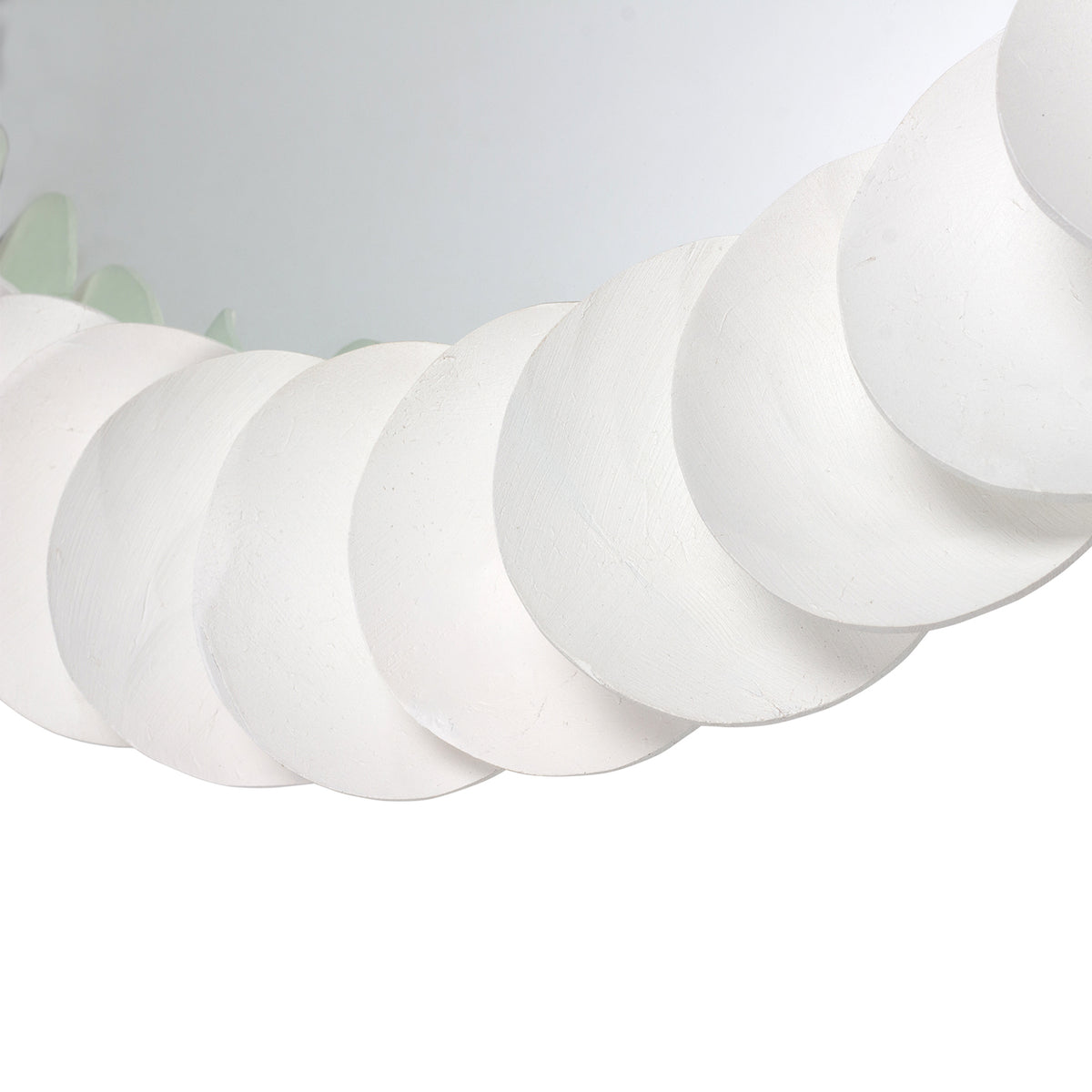 Cocco 31-in Matte White Mirror