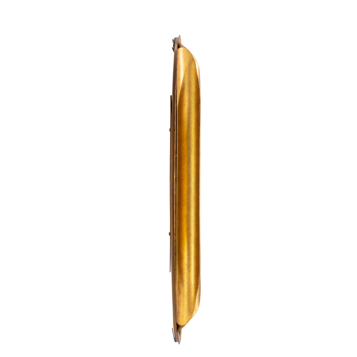 Divisio 30-in Oxidized Gold Leaf Mirror