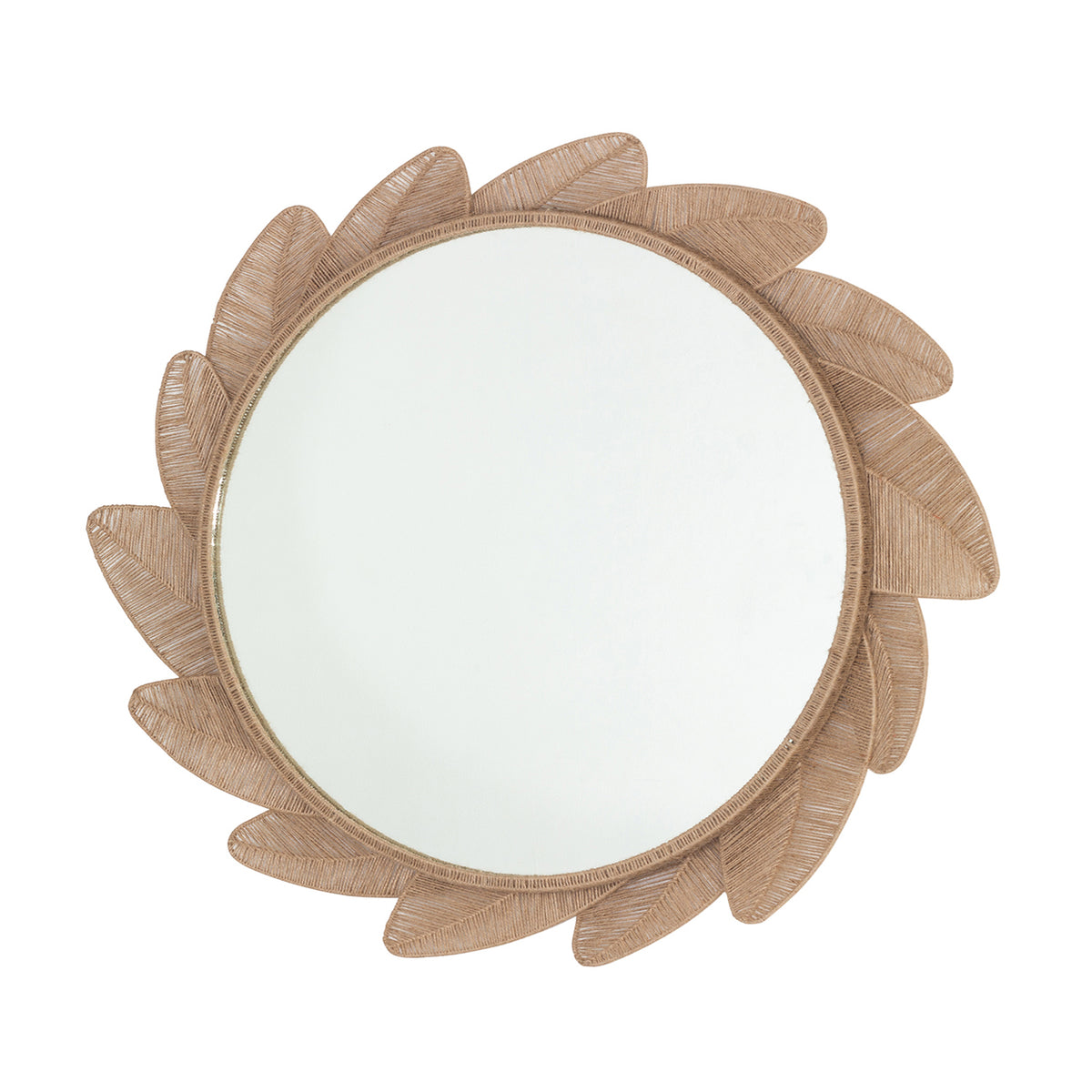 Foglie 40-in Jute Mirror