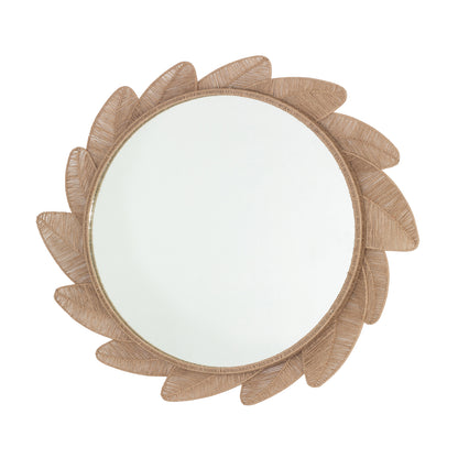 Foglie 40-in Jute Mirror
