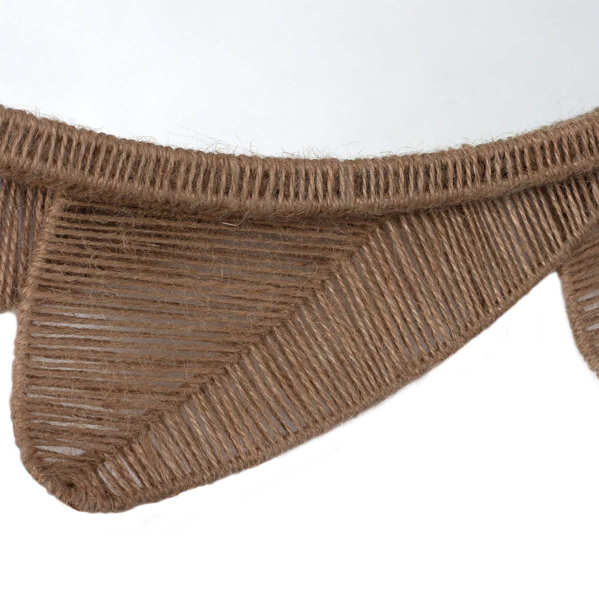 Foglie 40-in Jute Mirror