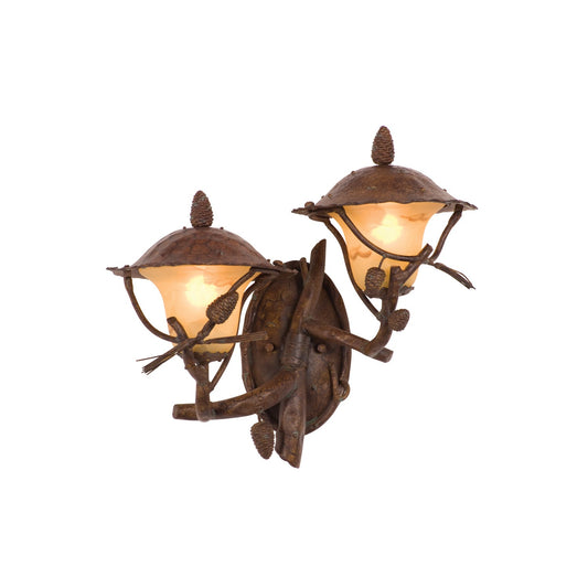 Ponderosa Outdoor 17-in 2 Light Socket Ponderosa Outdoor Wall Sconce