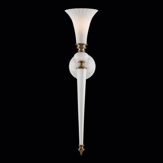 Bianca Luxury Wall Sconce - Winter White – Crystal+Form Allegri Crystal Lighting