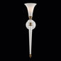 Bianca Luxury Wall Sconce - Winter White – Crystal+Form Allegri Crystal Lighting