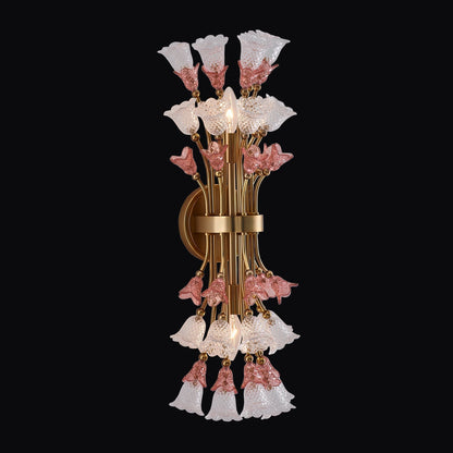 Bella Luxury Crystal Wall Sconce - Antique Brass – Crystal+Form Allegri Crystal Lighting