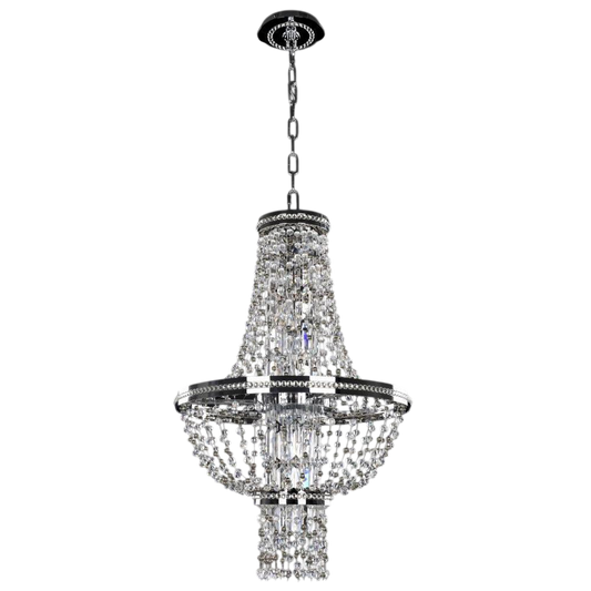 Capri 18 Inch Pendant – Crystal+Form Allegri Crystal Lighting