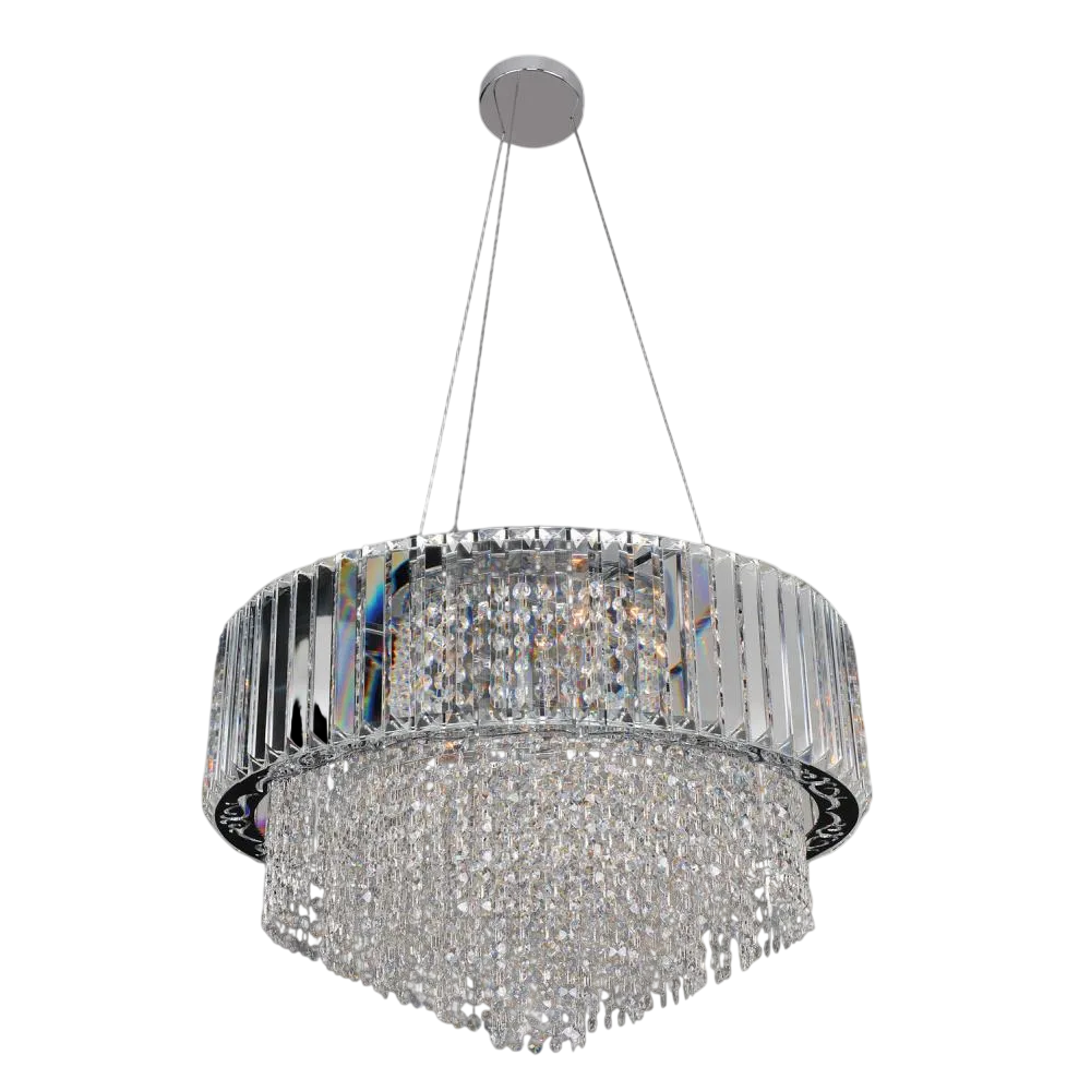 Adaliz 24 Inch Pendant – Crystal+Form Allegri Crystal Lighting